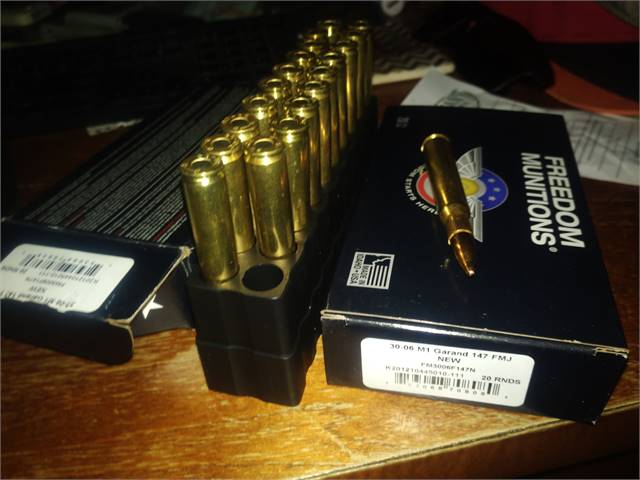 Freedom Munitions Gr Garand Ammo Rounds Moscow Id