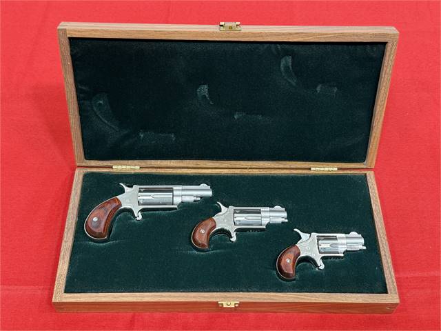  North American Arms 3 Gun Set in Case