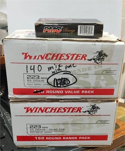 .223  Winchester   PMC 55gr  250 rounds