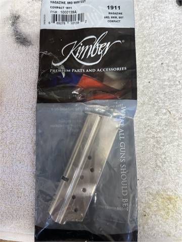 Kimber 1911 9mm compact magazine.