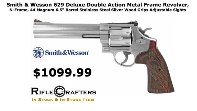 Smith & Wesson 629 Deluxe Double Action Metal Frame Revolve N-Frame 44 Magnum 