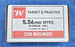 Winchester 5.56 M193 55gr FMJ ⚠️200rd Value Pack⚠️