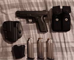 4.5" Springfield XDM 9mm  , + more!!!