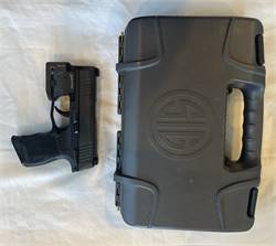 SIG P365 ALMOST NEW • INCLUDES 4 MAGAZINES - HOLSTER - LASER LIGHT - $550 - CASH ONLY