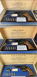 Rare Set - Smith & Wesson Model 53 Revolver in 22 Jet with Boxes - 8" and 6" and 4"