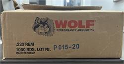 Wolf Performance 223 Ammo 55 gr FMJ $480 ** REDUCED**