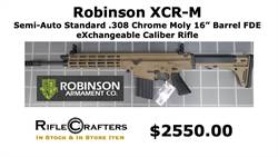 Robinson Armament XCR-M .308 Semi Auto Standard M-LOK Rifle 16" 