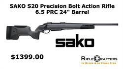 SAKO S20 Precision Bolt Action Rifle 6.5 PRC 24" Barrel