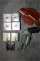 SOLD -Taurus Judge 3" Revolver Ultra Lite with ammo and holster.