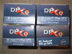 45 auto defense ammo