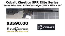 Cobalt Kinetics SPR-A-Elite-6mm ARC-18" Carbon Fiber Barrel in Black